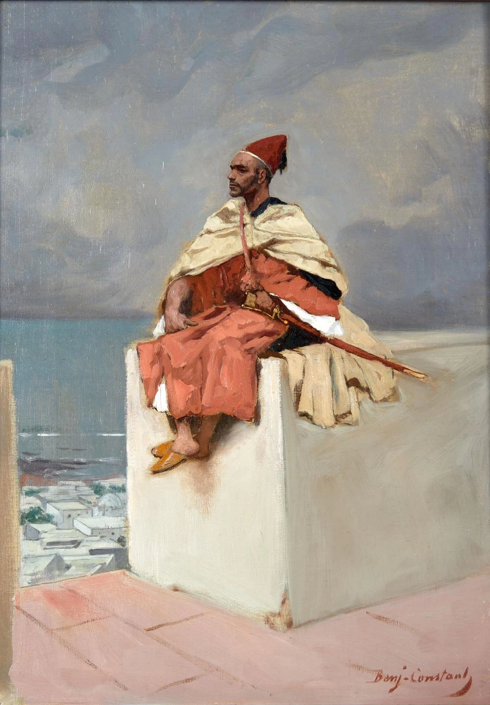 Jean - Joseph Benjamin, Constant, Guardia del Pascià